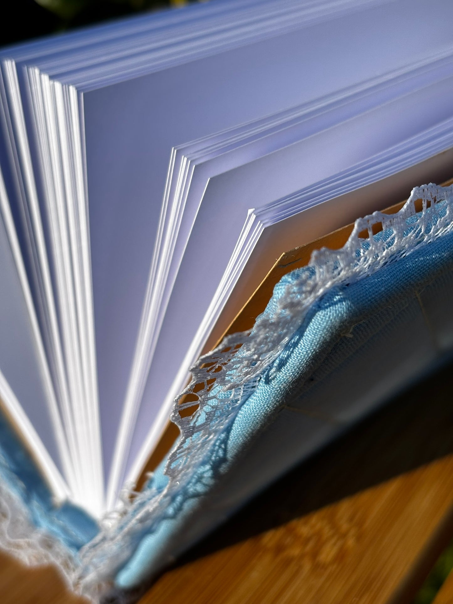 Blue Quilted Midsize Notebook
