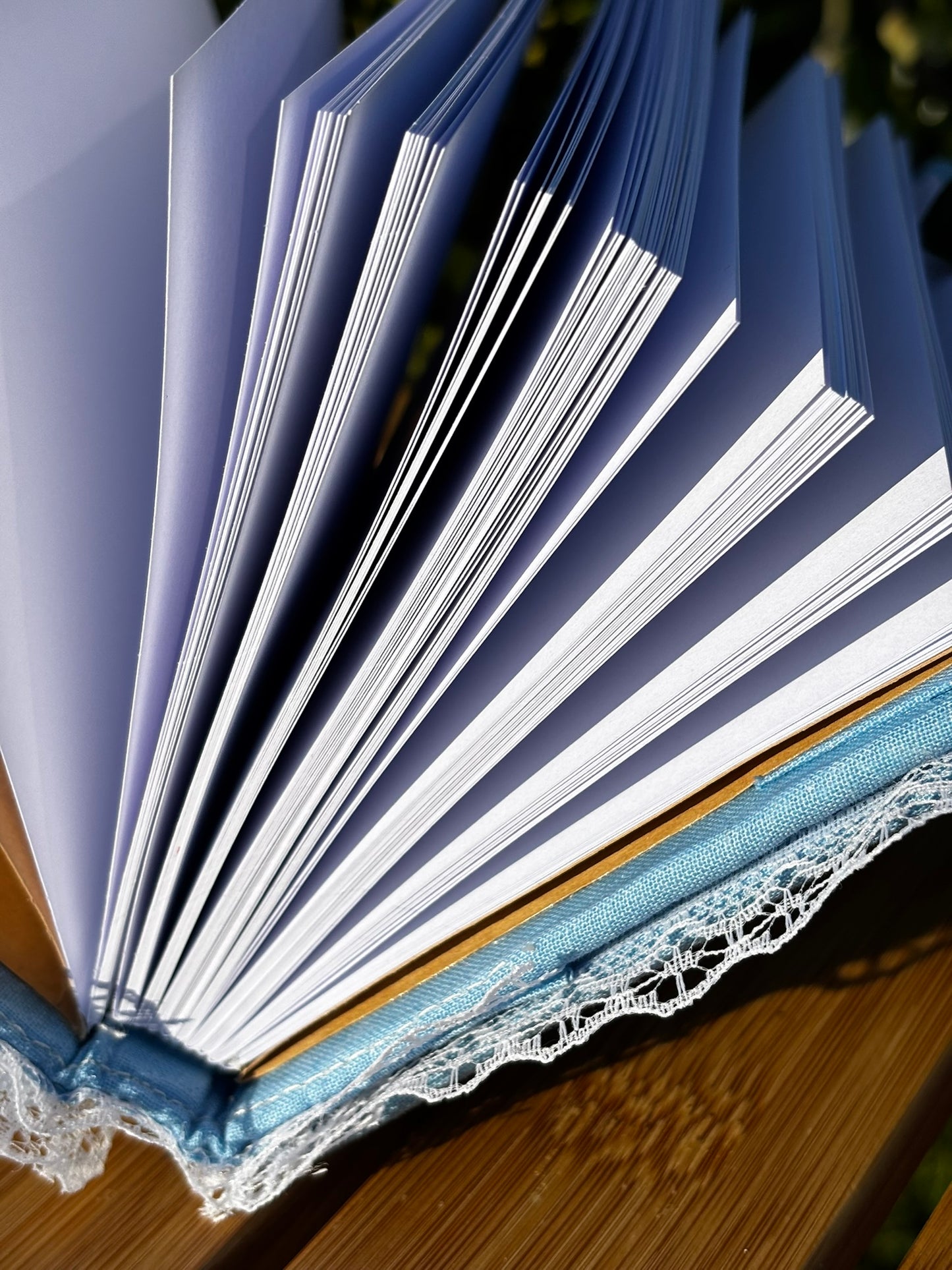 Blue Quilted Midsize Notebook