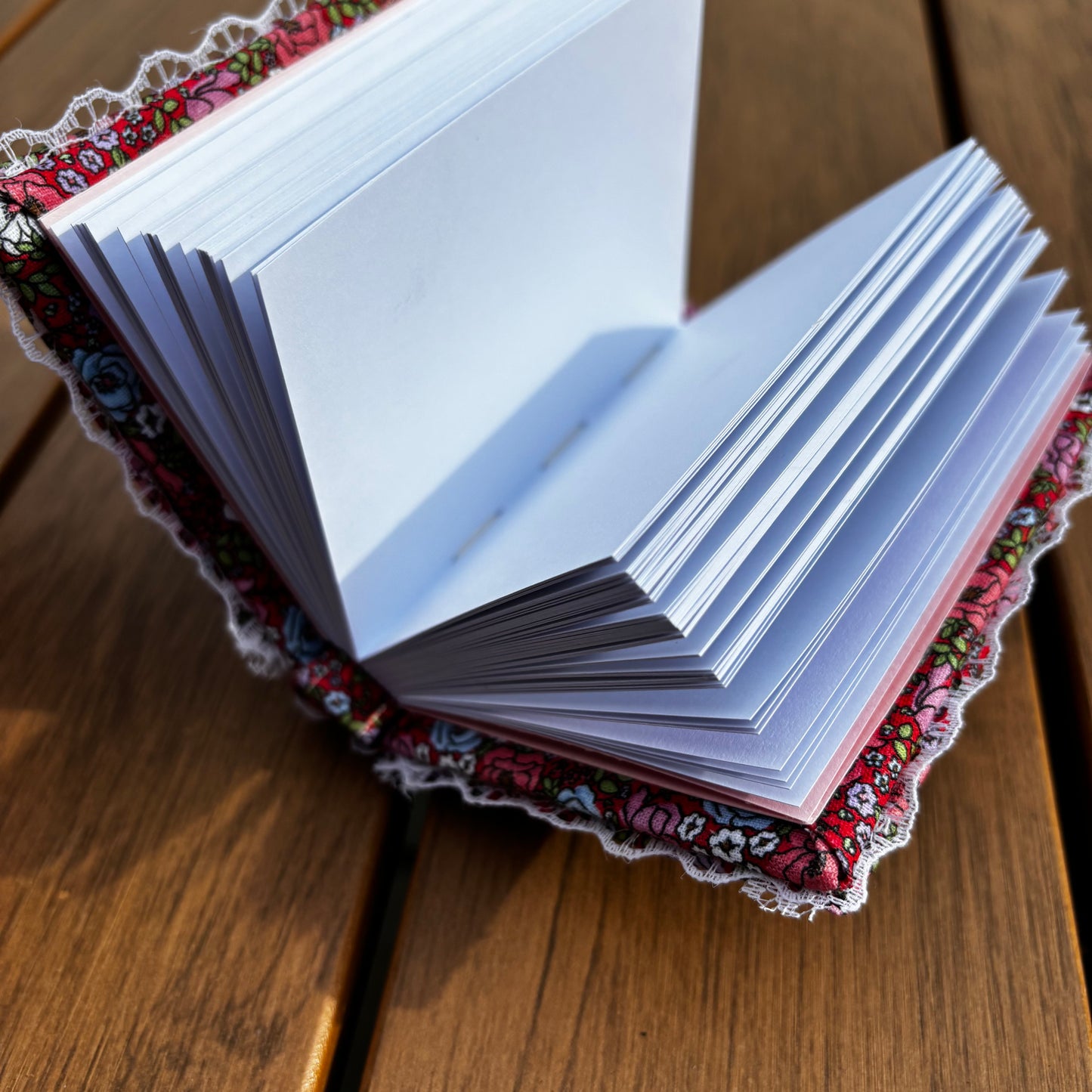 Floral Mini Notebook - Blue, Pink, White