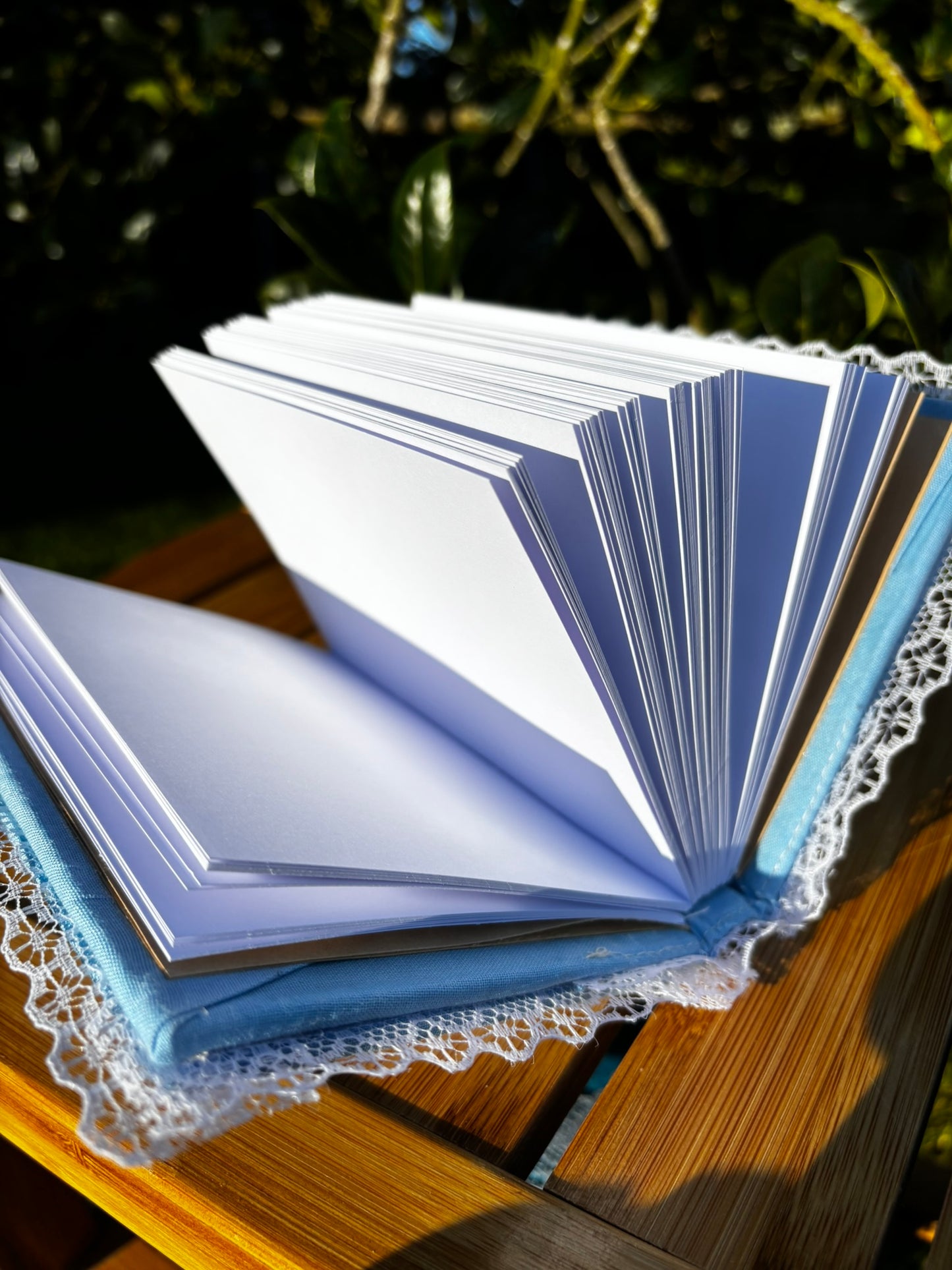 Blue Quilted Midsize Notebook